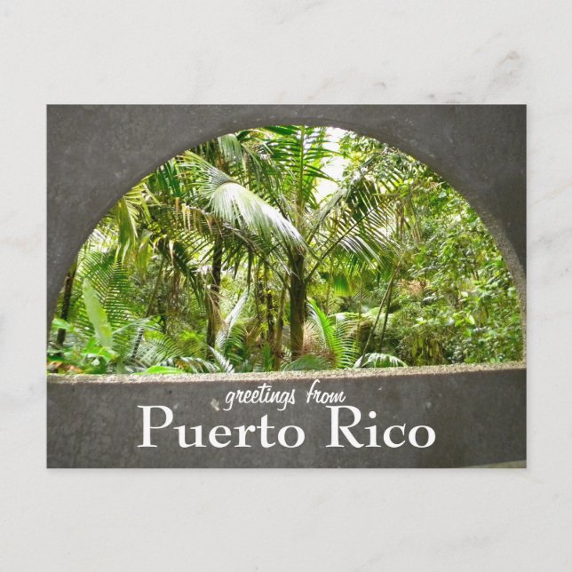Carte Postale El Yunque, Porto Rico (Devant)