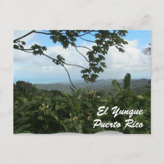 Carte Postale El Yunque, Porto Rico