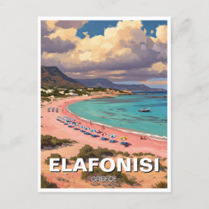 Carte Postale Elafonisi Elafonissi Plage Crète Grèce Voyage