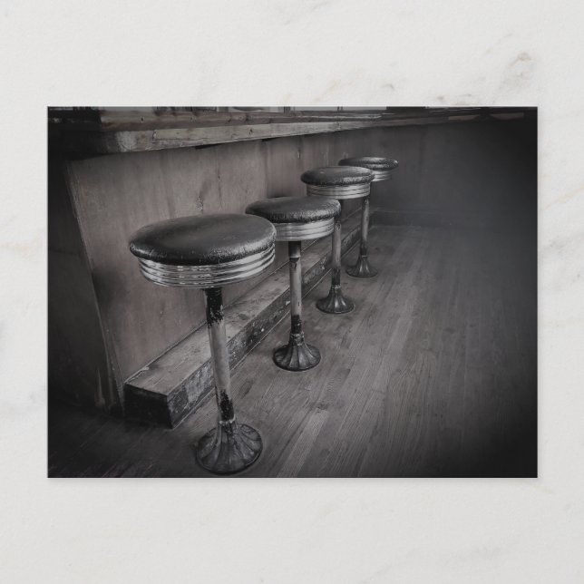 Carte postale Elbow Inn Bar Stools (Devant)
