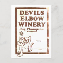 Carte postale Elbow Inn "Jug's Winery"