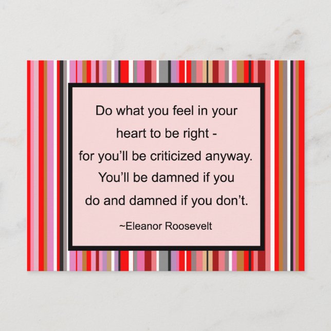 Carte postale Eleanor Roosevelt (Devant)