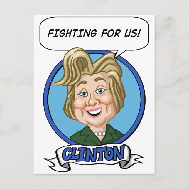 Carte Postale Election 2016 de Hilary Clinton (Devant)