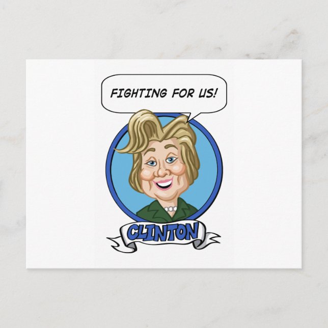 Carte Postale Election 2016 de Hilary Clinton (Devant)