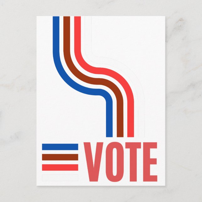 Carte Postale Élections électorales (Devant)