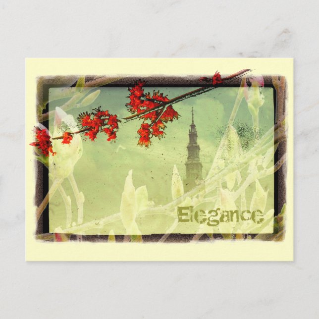 Carte Postale Élégance (Devant)