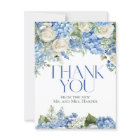 Elégant bleu Hydrangea Roses blanches Mariage flor