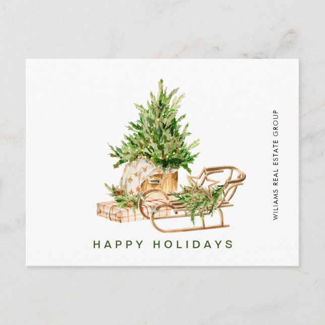 Carte Postale Elegant Bohemian Christmas Composition Company (Devant)