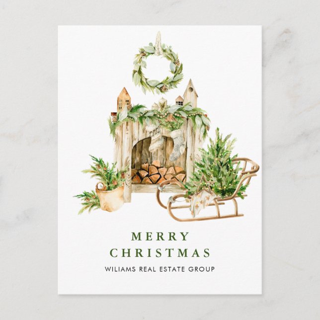 Carte Postale Elegant Bohemian Christmas Composition Company (Devant)