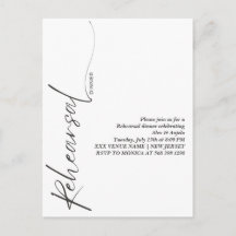 Élégant Calligraphie Noire Minimaliste Blanc Répét