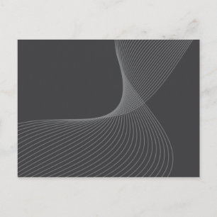 Carte Postale Elegant, chic, simple, modern graphic pattern art