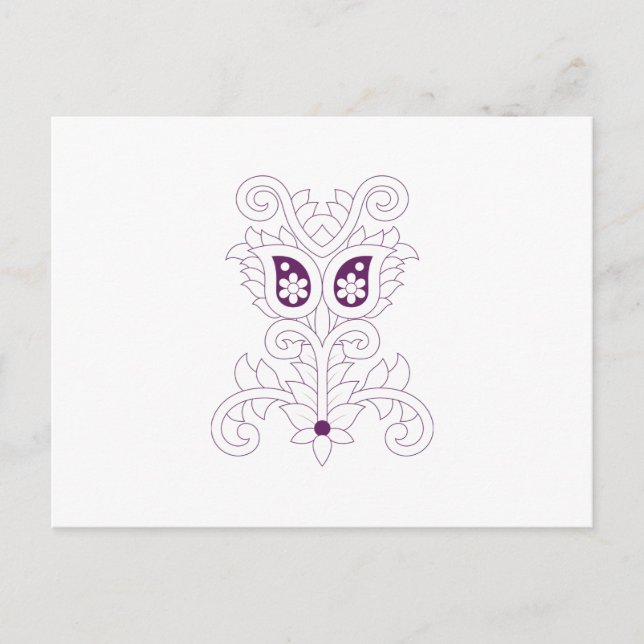 Carte Postale Élégant essentiel de mariage | Été et année (Devant)