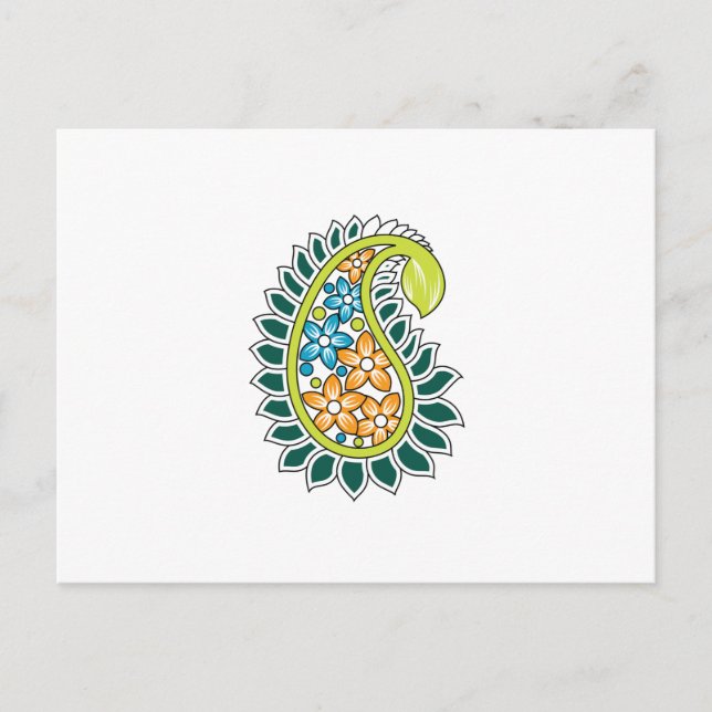 Carte Postale Élégant essentiel de mariage | Été et année (Devant)