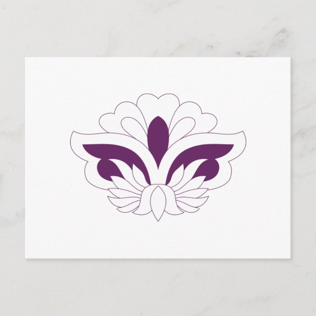Carte Postale Élégant essentiel de mariage | Été et année (Devant)