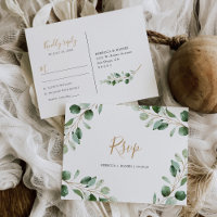 Elégant Eucalyptus verdure Rsvp