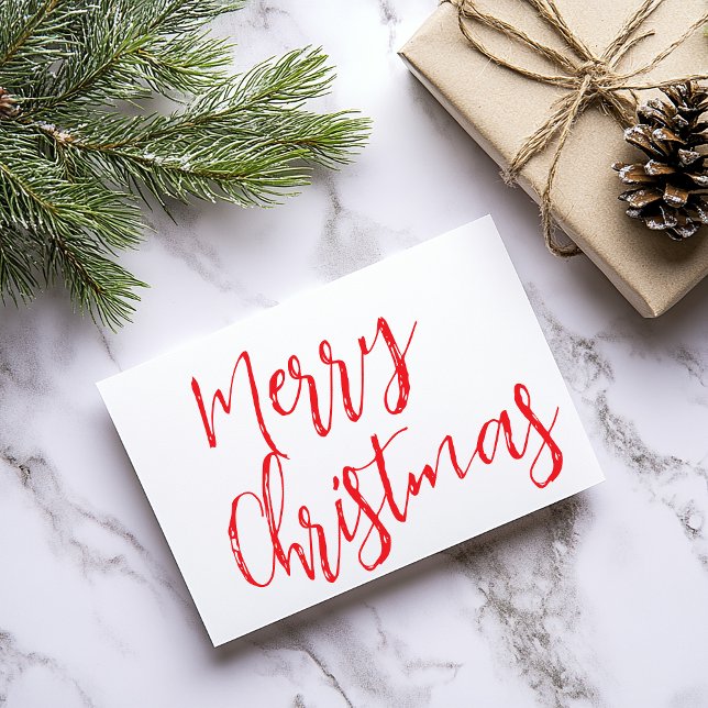 Carte Postale Élégant Joyeux Noël (Elegant christmas postcard)