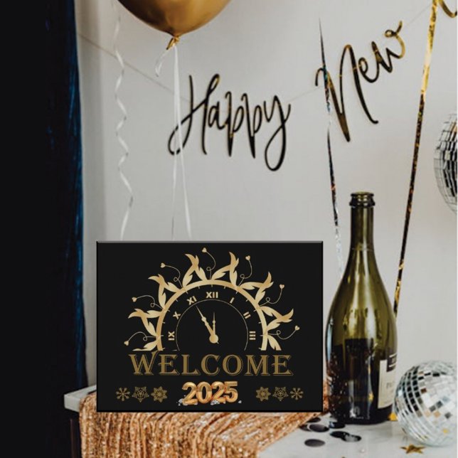 Carte Postale Elégant Joyeux Nouvel An 2023, Festivel de Parties (Créateur téléchargé)