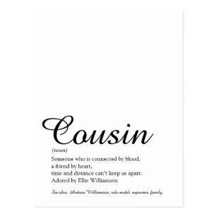 Cartes Postales Anniversaire Pour Le Cousin Originales Zazzle Ca