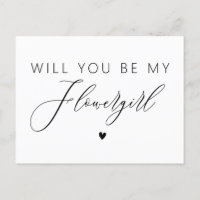 élégant script tu seras ma fleuriste