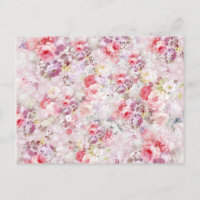 Élégant vintage rose fleurs damassé roi