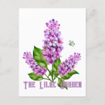 Élégante branche lilas aquarelle