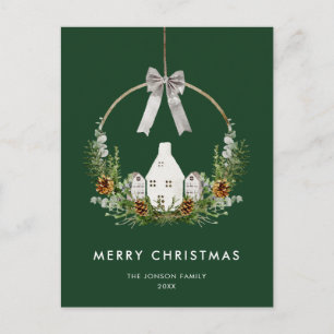 Carte Postale Elégante Composition de Noël Société Fête