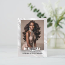 Carte postale élégante du concours de Sunburst