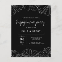 Élégante soirée minimaliste Ginkgo Biloba