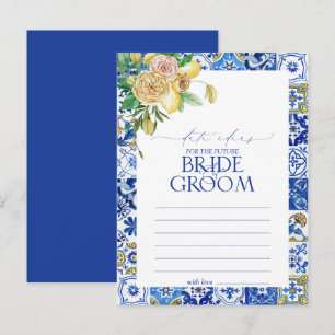 Carte Postale Elégantes idées florales de citron méditerranéen