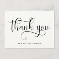Élégantes perruques | Merci Mariage noir et blanc