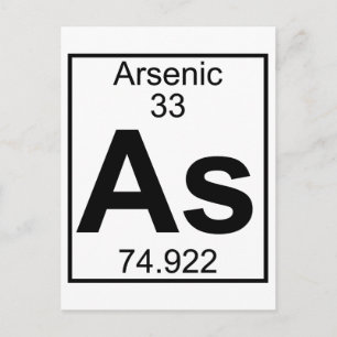 Carte Postale Élément 033 - As - Arsenic (Complet)