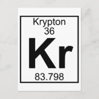 Élément 036 - Kr - Krypton (Complet)