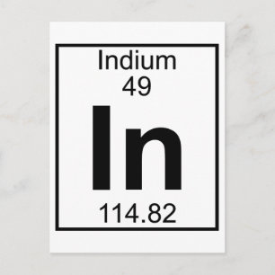 Carte Postale Élément 049 - Entrée - Indium (Complet)