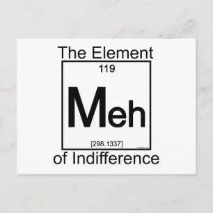 Carte Postale Element MEH