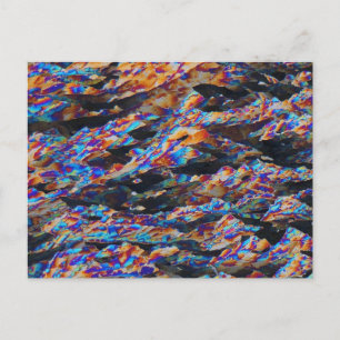 Carte Postale Éléments/aluminium au microscope
