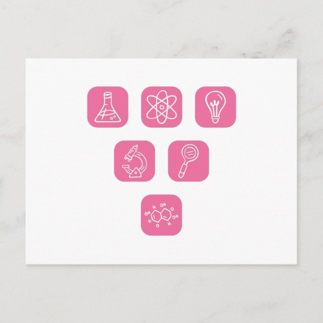 Carte Postale Éléments de science Articles (Devant)
