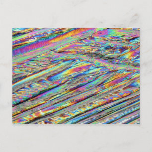 Carte Postale Éléments/magnésium au microscope