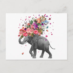 Carte Postale Eléphant