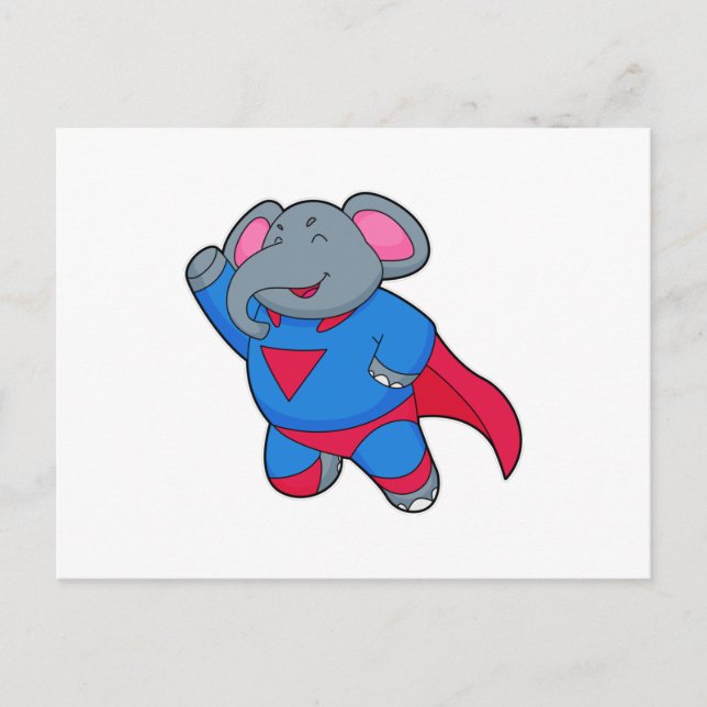 Carte Postale Elephant (Devant)