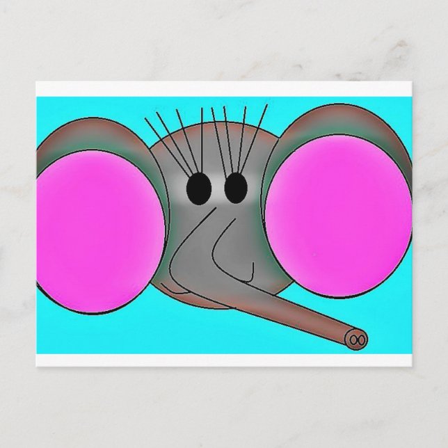 Carte Postale Eléphant (Devant)