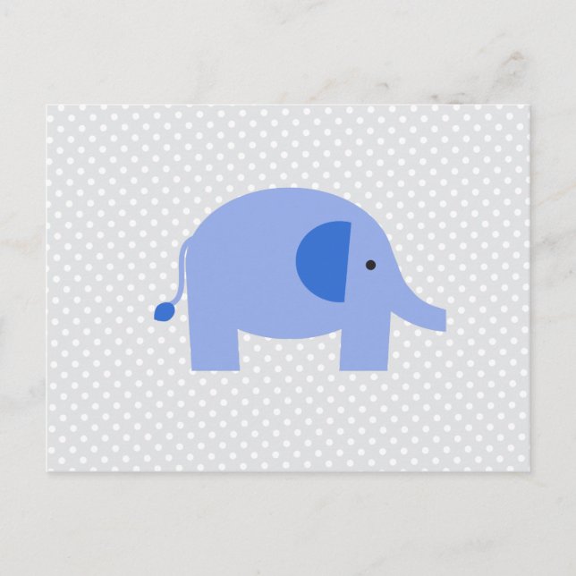 Carte Postale Eléphant (Devant)