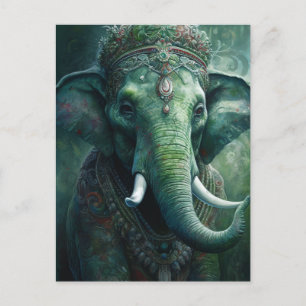 Carte Postale Eléphant