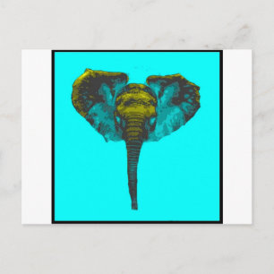 Carte Postale Eléphant