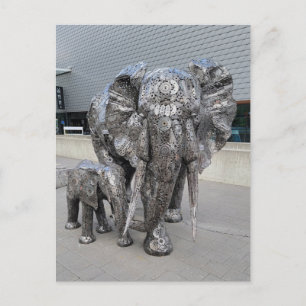 Carte Postale Eléphant de sculpture