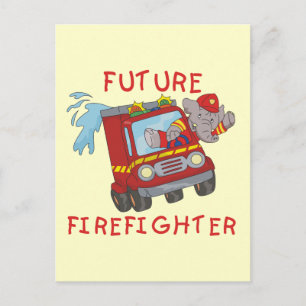 Carte Postale Elephant Futur pompier Tshirts et cadeaux
