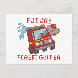 Carte Postale Elephant Futur pompier Tshirts et cadeaux