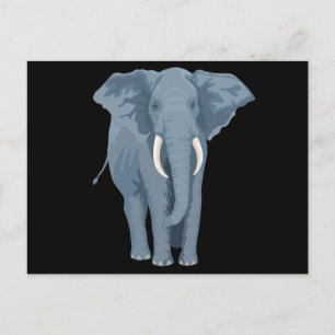 Carte Postale Éléphant Majestueux