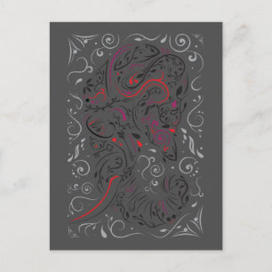 Carte Postale éléphant orné