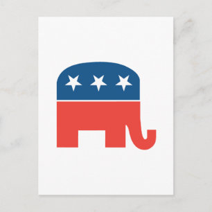 Carte Postale Eléphant républicain