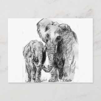 Carte Postale elephantonajourney